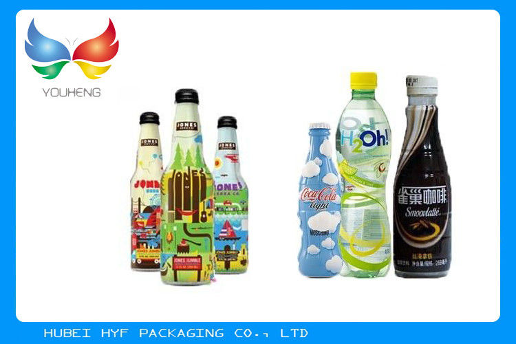 Biyobozunur PETG Shrink Film Kalınlığı 30 mikron ile Şişelenmiş İçecek İçin Yüksek Şeffaflık Cam